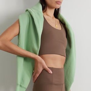 Girlfriend Collective brown bra top